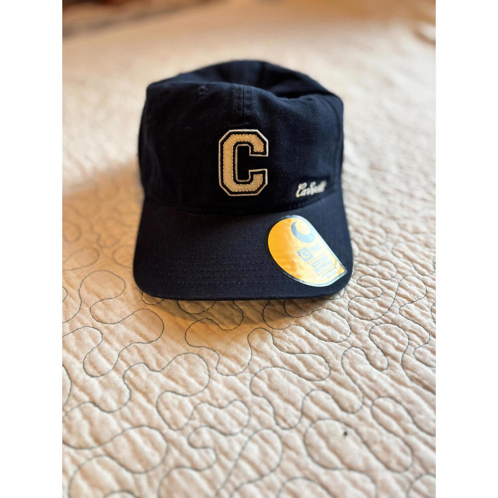Carhartt Navy C Logo Adjustable Baseball Cap OS